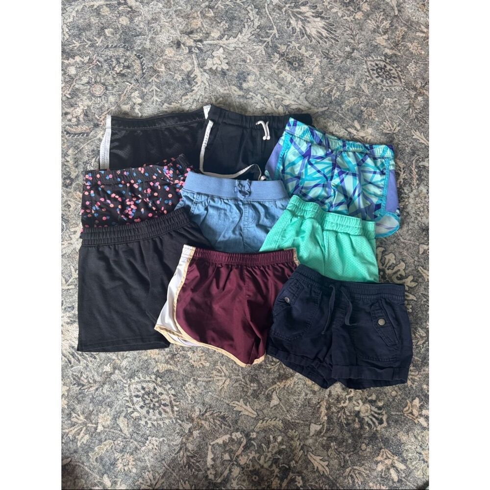 Bundle of 9 Girls Shorts